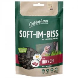   Christopherus Dog Jutalomfalat Grain Free Soft-Im-Biss Szarvas 125g