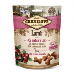   Carnilove Dog Crunchy Snack Lamb & Cranberries-  Bárány Hússal és Vörös Áfonyával