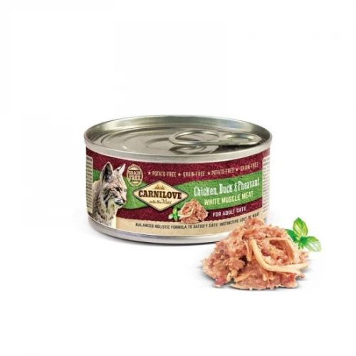 Carnilove Cat Chicken, Duck & Pheasant Can- Csirke, Kacsa és Fácán Hússal Konzerv