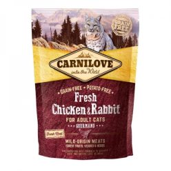   Carnilove Fresh Adult Cat Chicken & Rabbit Gourmand- Csirke és Nyúl Hússal